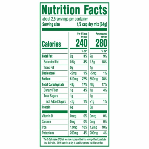 Knorr Rice Sides Chicken Flavor Rice & Pasta Blend Perspective: top