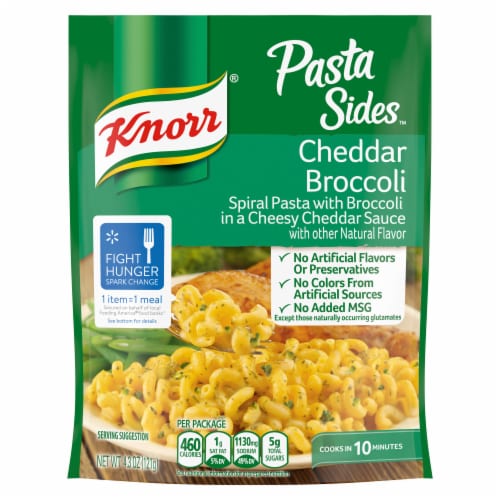 Knorr® Pasta Sides™ Cheddar Broccoli Spiral Pasta Case Lot Sale Perspective: top