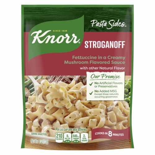 Knorr® Stroganoff Fettuccine Pasta Sides™ Case Sale Perspective: top