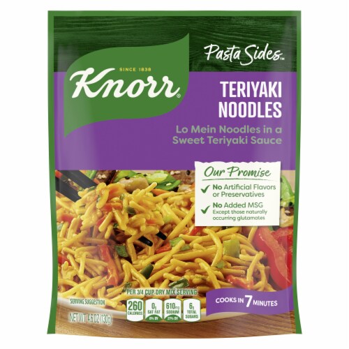 Knorr® Teriyaki Lo Mein Noodles Pasta Sides Case Sale Perspective: top