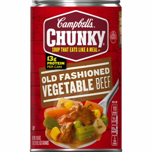 Campbell's Chunky Old Fashioned Vegetable Beef Soup Case Sale Perspective: top