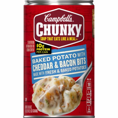 Campbell's Chunky Baked Potato with Cheddar & Bacon Bits Soup Case Sale Perspective: top