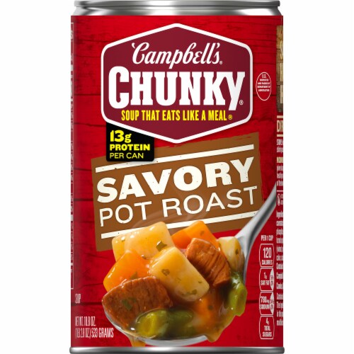 Campbell's Chunky Savory Pot Roast Soup Case Sale Perspective: top