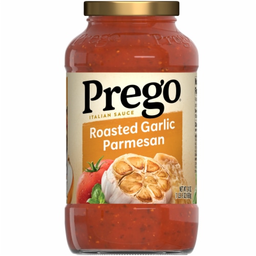 Prego Roasted Garlic Parmesan Italian Sauce Case Sale Perspective: top