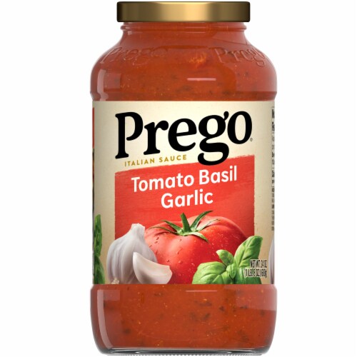 Prego Gluten Free Tomato Basil Garlic Italian Sauce Case Sale Perspective: top