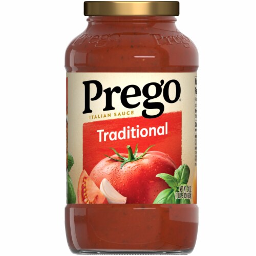 Prego Traditional Italian Pasta Sauce Case Lot Sale Perspective: top