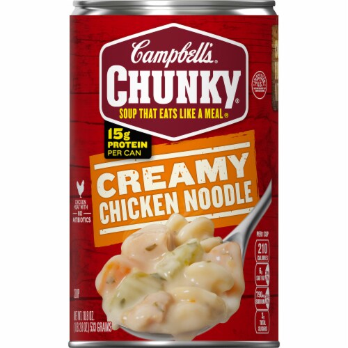Campbell's® Chunky® Creamy Chicken Noodle Soup Perspective: top