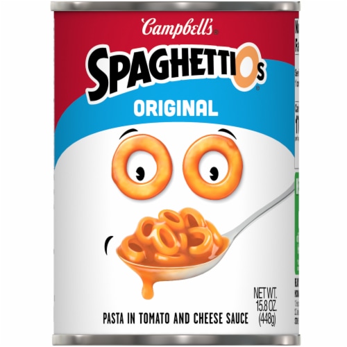 SpaghettiOs Original Canned Pasta Case Lot Sale Perspective: top