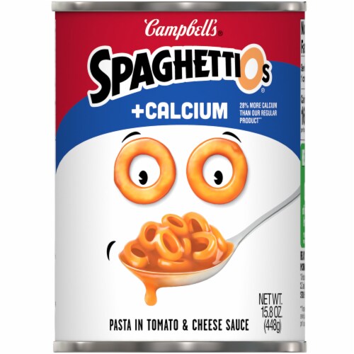 Campbell's® SpaghettiOs® Original Canned Pasta Plus Calcium Perspective: top