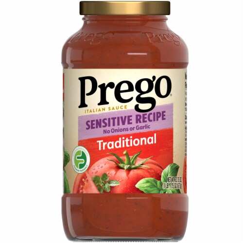 Prego® Sensitive Recipe Traditional Pasta Sauce Case Perspective: top