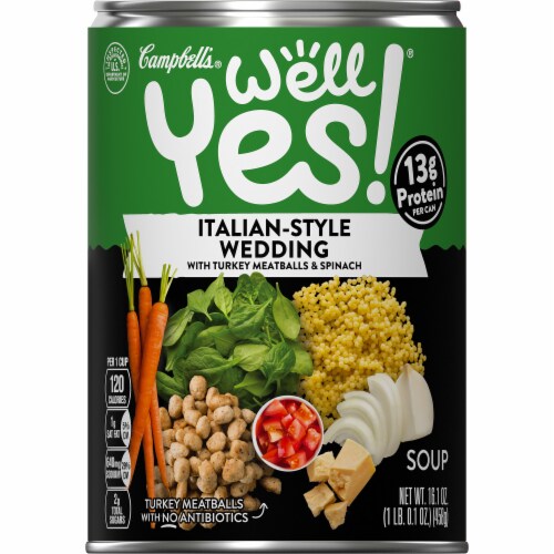 Campbell's® Well Yes!® Italian Wedding Soup Case Sale Perspective: top