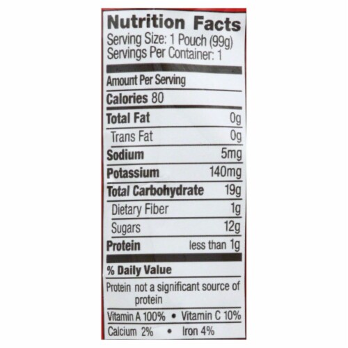 Beech-Nut Fruities Apple Sweet Potato & Pineapple Stage 2 Baby Food Perspective: top