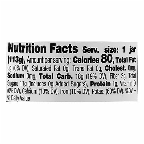 Beech-Nut Organics Just Sweet Potatoes Stage 1 Baby Food Perspective: top