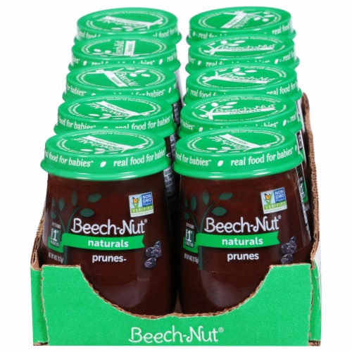 Beech-Nut® Naturals Prunes Stage 1 Baby Food Perspective: top