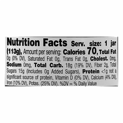 Beech-Nut Naturals Apple & Blackberry Stage 2 Baby Food Perspective: top