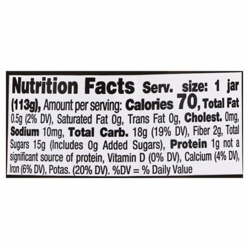 Beech-Nut Naturals Mango Stage 2 Baby Food Perspective: top