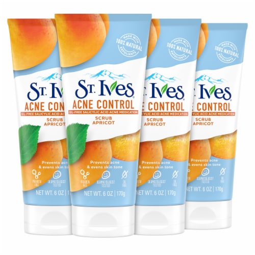 St. Ives® Acne Control Apricot Face Scrub Perspective: top
