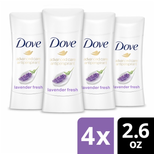 Dove Women 48-Hour Protection Advanced Care Lavender Fresh Antiperspirant Deodorant Stick Perspective: top
