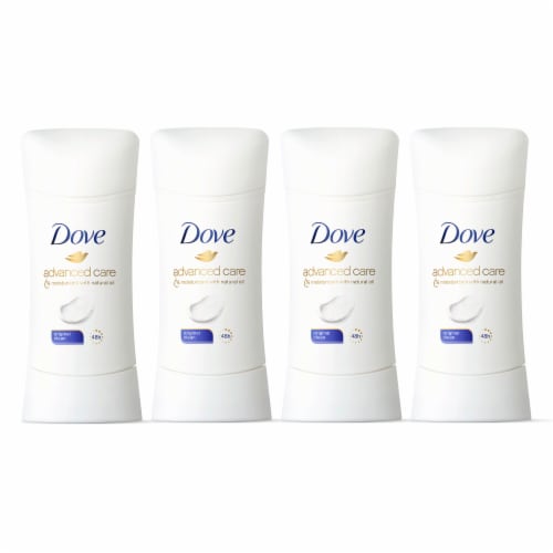 Dove Women 48-Hour Protection Advanced Care Original Clean Antiperspirant Deodorant Stick Perspective: top