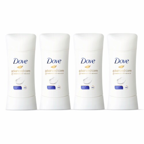Dove Women 48-Hour Protection Advanced Care Original Clean Antiperspirant Deodorant Stick Perspective: top