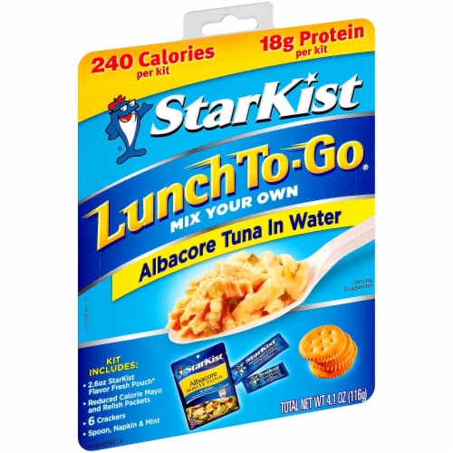 StarKist Lunch To-Go® Albacore Mix Your Own Tuna Salad (Pouch) Perspective: top