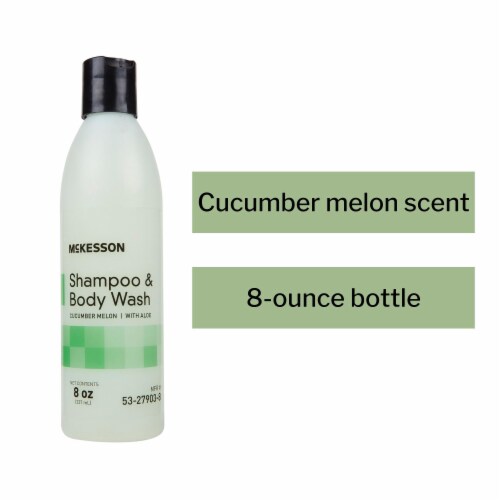 McKesson Shampoo&Body Wash Cucumber Melon Scent 8 oz. 53-27903-8 1 Each Perspective: top