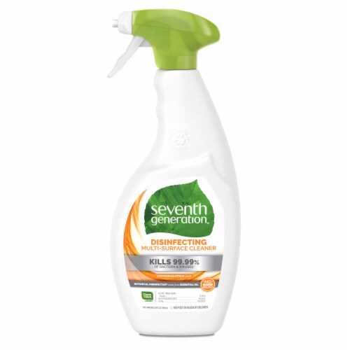 Seventh Generation® Lemongrass Citrus Scented Multi-Surface Disenfecting Cleaner Perspective: top