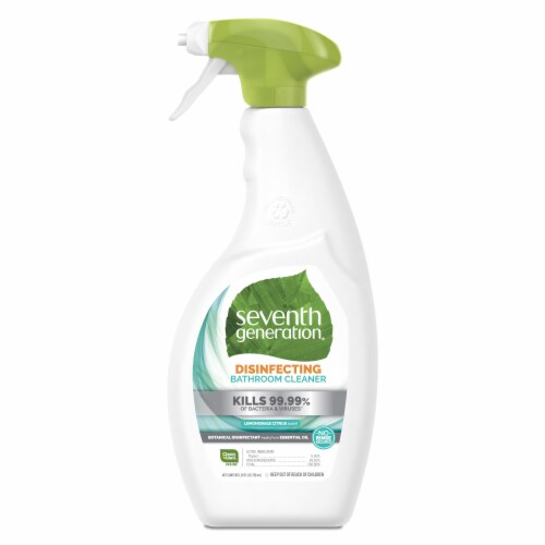 Seventh Generation® Lemongrass Thyme Disinfecting Bathroom Cleaner Perspective: top