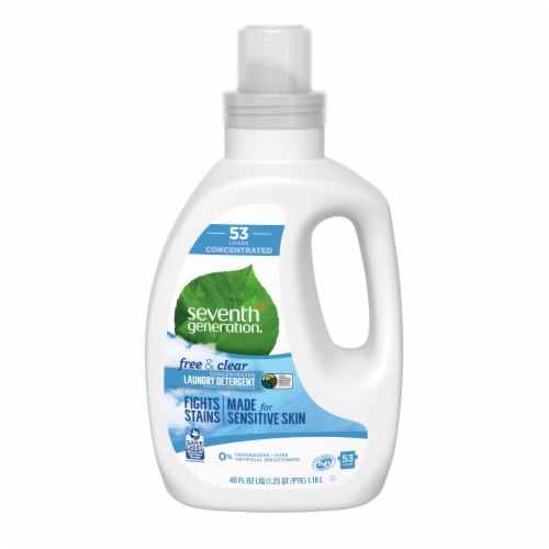 Seventh Generation® Free & Clear Concentrated Liquid Laundry Detergent Perspective: top