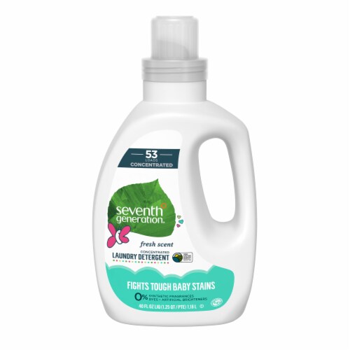 Seventh Generation Fresh Scent Concentrated Baby Laundry Detergent Perspective: top