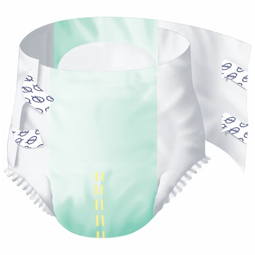 TENA Small Brief Incontinence Brief S Mat Body Shape, 66100, Moderate to Heavy, 96 Ct Perspective: top