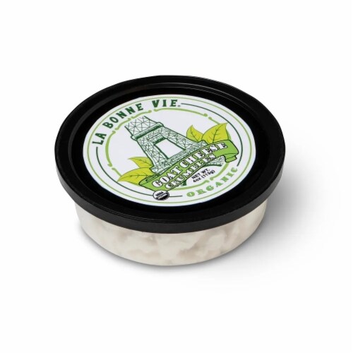 La Bonne Vie Organic Goat Cheese Crumbles 4 oz 12 Pack Perspective: top