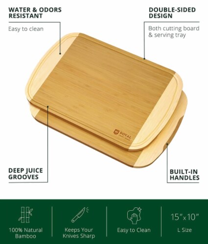 Royal Craft Wood Luxury Cutting Board Perspective: top