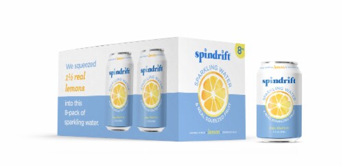Spindrift Lemon Sparkling Water Perspective: top