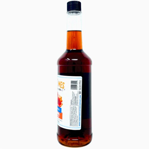 Sugar Free Caramel Syrup, Natural Flavor, Vegan, Gluten-Free, No Artificial Colors (6 Pack) Perspective: top