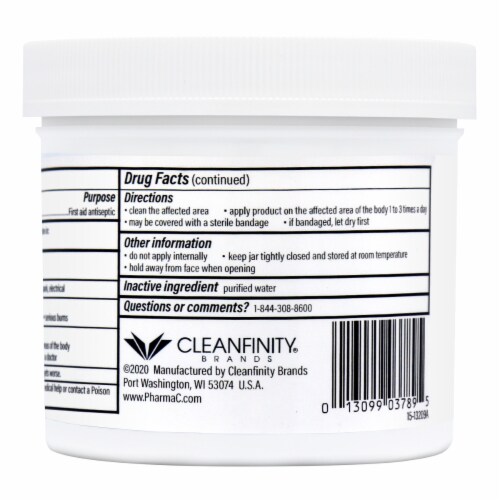 Pharma-C 70% Isopropyl Alcohol Pads (alcohol wipes). 12 Jars of 100 3" Pads. Perspective: top