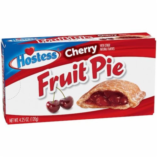 Hostess Cherry Fruit Pie, 4.25 Ounce -- 48 per case Perspective: top