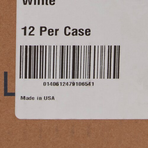 McKesson Table Paper White Crepe 21'' W x 125' L 12 Rolls Perspective: top