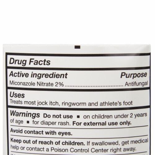 McKesson 2% Miconazole Nitrate Cream Antifungal 4 oz. Tube 12 Ct Perspective: top