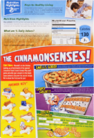 General Mills Cinnamon Toast Crunch Large Size Cereal Perspective: back