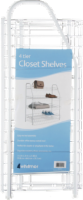 Whitmor 4-Tier Closet Shelves - White Perspective: back