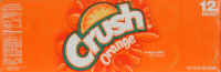 Crush Orange Soda Cans Perspective: back