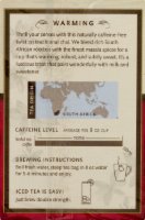Choice Organics Rooibos Chai Herbal Tea Perspective: back