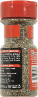 McCormick Coarse Ground Black Pepper Perspective: back