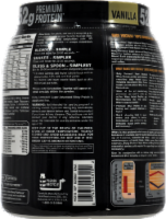 Body Fortress Vanilla Whey Protein Powder Perspective: back