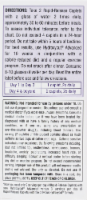Hydroxycut Pro Clinical Rapid-Release Dietary Supplement Caplets Perspective: back