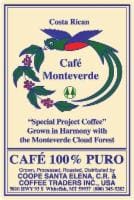 Montana Coffee Traders Café de Monteverde Dark Roast Perspective: back