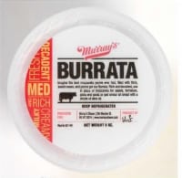 Murray's® Burrata Cup Perspective: back