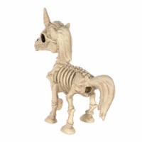 Holiday Home 6.75" White Unicorn Skeleton Halloween Decor