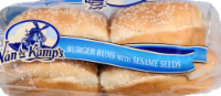 Van De Kamp's Hamburger Sesame White Buns Perspective: bottom